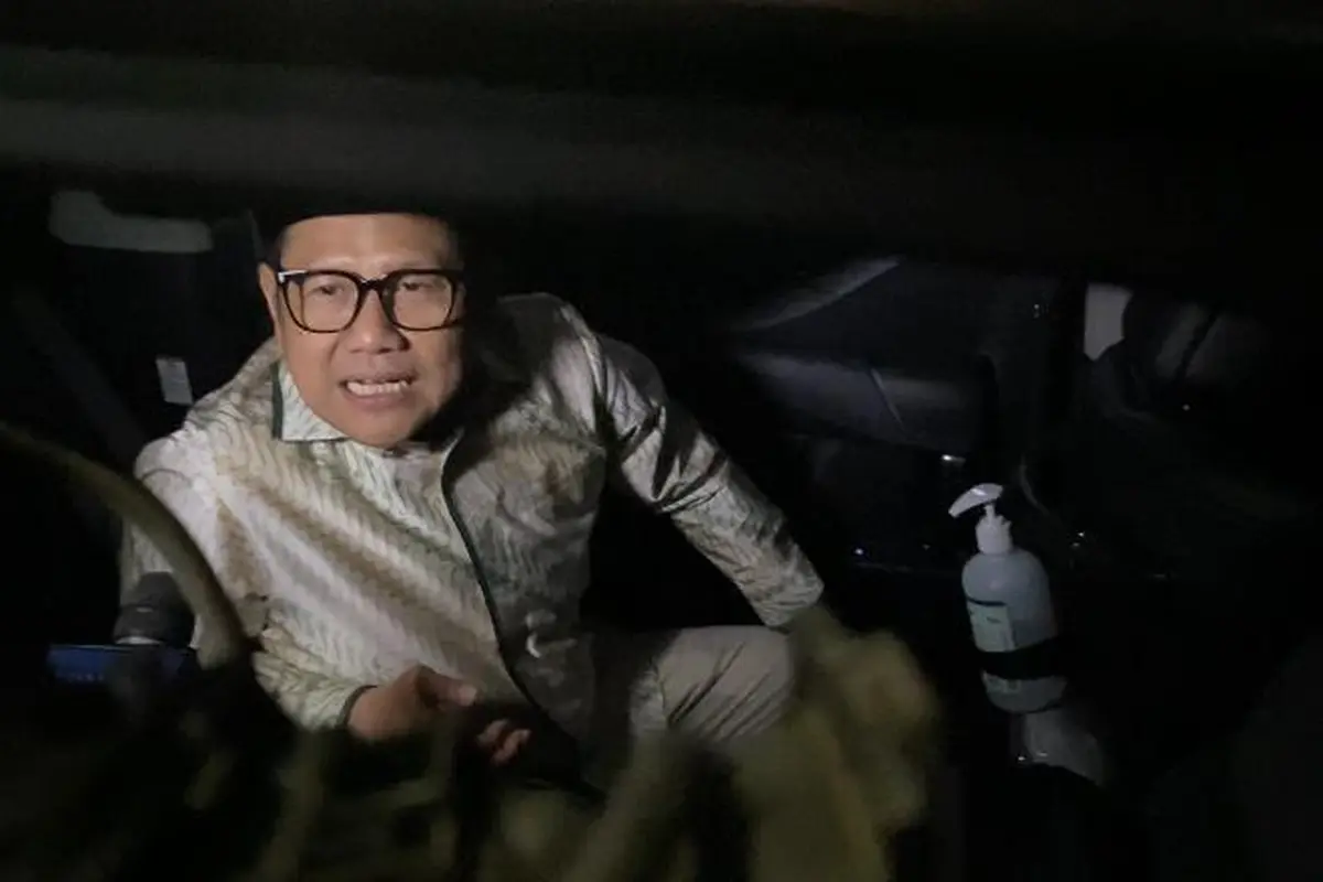 Ketua Umum Partai Kebangkitan Bangsa (PKB) Abdul Muhaimin Iskandar alias Cak Imin bertemu dengan Ketua Umum Partai Gerindra Prabowo Subianto di rumah dinas Prabowo kompleks Widya Chandra, Jakarta, Kamis malam (8/8/2024).