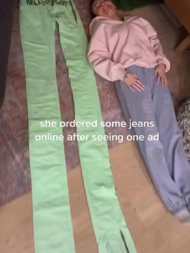 Beli Celana Online, Wanita Ini Kaget yang Datang Sepanjang 3 Meter