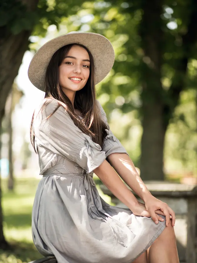 perempuan cantik alami