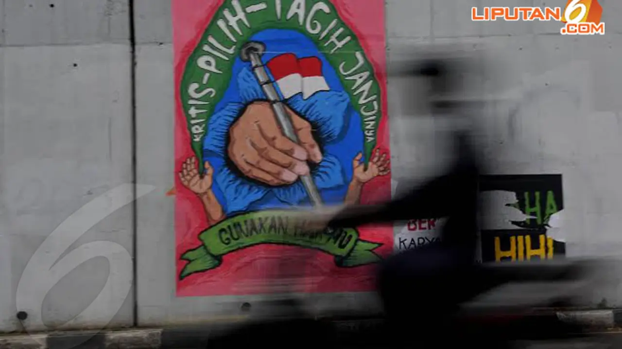 [FOTO] Pesan Dinding Pemilu Bersih