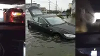 CEO Tesla Girang Mobil Listriknya Selamat dari Banjir