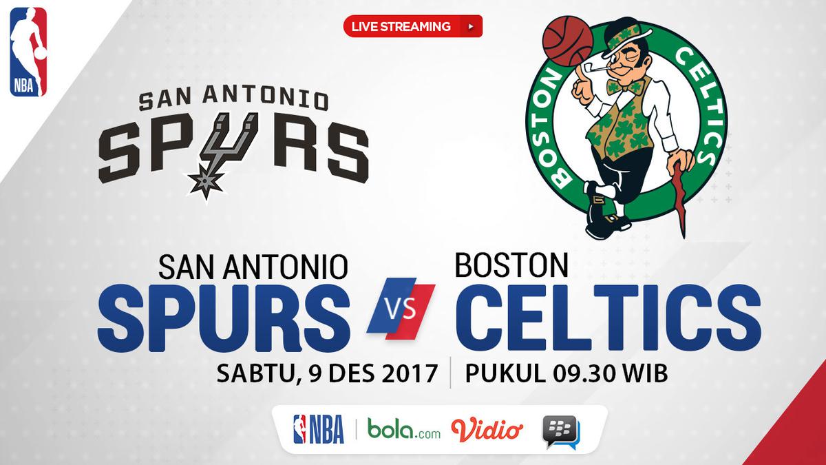 Saksikan Live Streaming Spurs Vs Celtics di Bola NBA Bola
