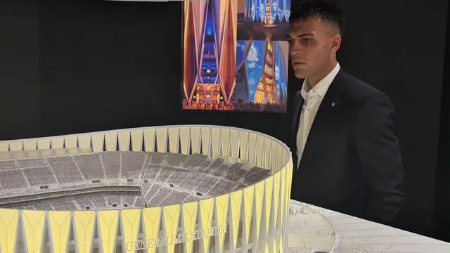 Desain stadion baru Inter dan Milan. (Dok. X @InterMilanFRA)