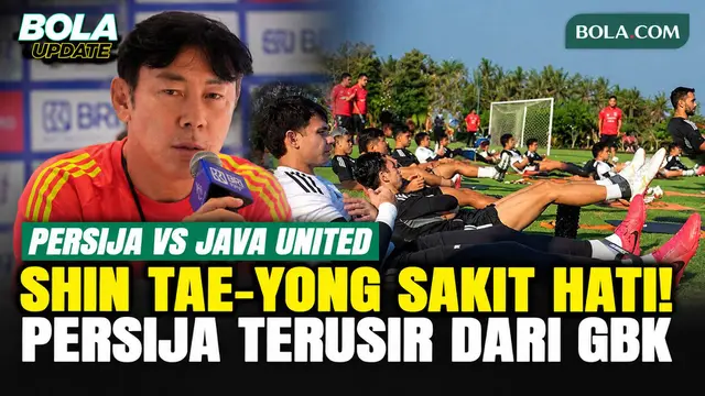 Shin Tae-yong Sakit Hati Persija Jakarta Terusir dari GBK, Harus Hadapi Java United di Bali