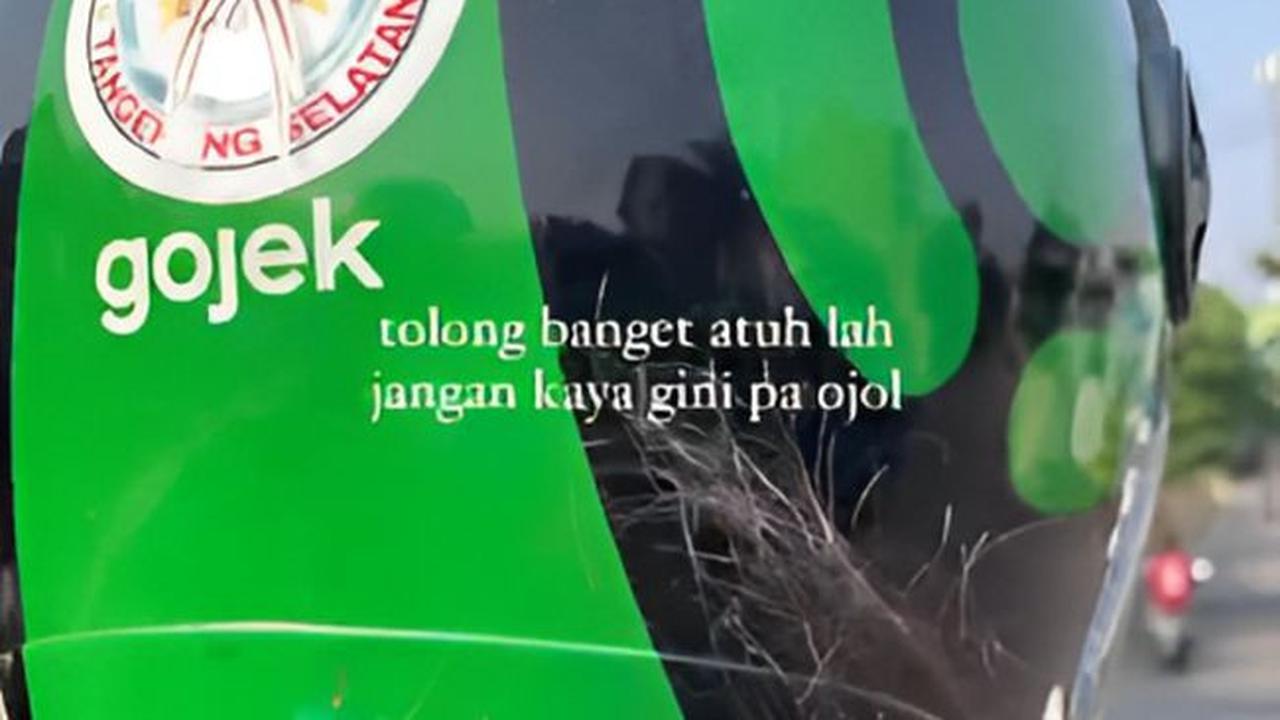 Driver Ojol Berambut Panjang Bikin Penumpang Ogah Buru-Buru ke Tempat Tujuan