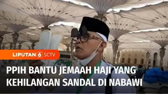 VIDEO: Tak Hanya di Indonesia, Jemaah Haji Alami Sandal Hilang Usai Salat di Masjid Nabawi