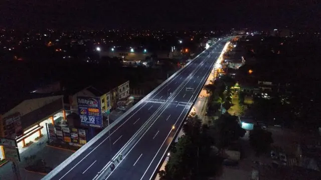 Jalan tol Bogor Outer Ring Road (BORR) seksi IIB dari Kedung Badak ke Yasmin sepanjang ruas 2,65 kilometer. (Dok Kementerian PUPR)