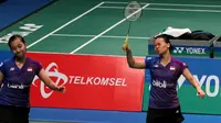 Ganda putri Della Destiara Haris/Rosyita Eka Putri Sari gagal melenggang ke final Indonesian Masters 2016 seusai takluk dari Korea Selatan, Chae Yoo-jung/Kim So-yeong, Korea, dengan skor 18-21, 21-13 dan 16-21, Sabtu (10/9/2016). (PBSI)