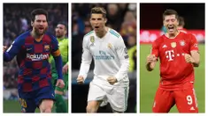 Liga Champions musim 2020/2021 ini telah memasuki babak semifinal. Empat tim tersisa berpacu untuk lolos ke final dan menjadi juara dengan mengandalkan para striker mereka untuk mencetak gol. Berikut 5 pencetak gol terbanyak di fase semifinal dan final. (Kolase Foto AFP)