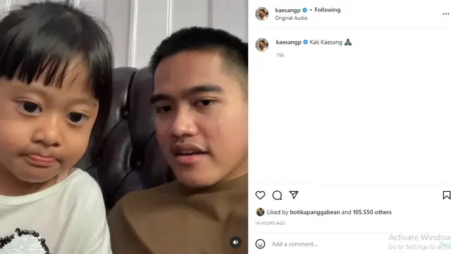 Kaesang Pangarep (Foto: Instagram/@kaesangp)