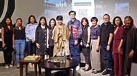 Konferensi pers Jakarta Fashion Week 2020 di Senayan City, Jakarta, 2 Oktober 2019. (Liputan6.com/Asnida Riani)