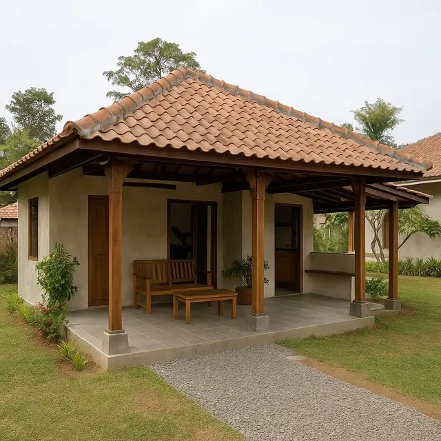 Gambar Rumah Sederhana Ukuran 6x9 di Kampung