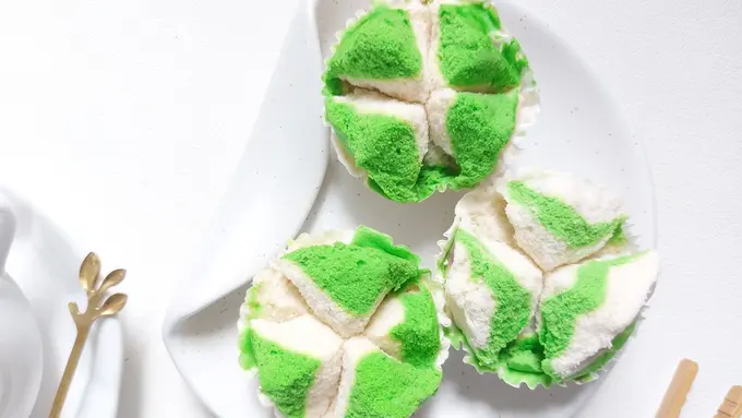 bolu kukus hijau