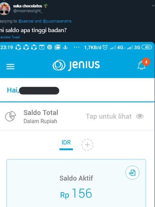 7 Cuitan Netizen Pamer Isi Saldo Ini Malah Bikin Ngakak