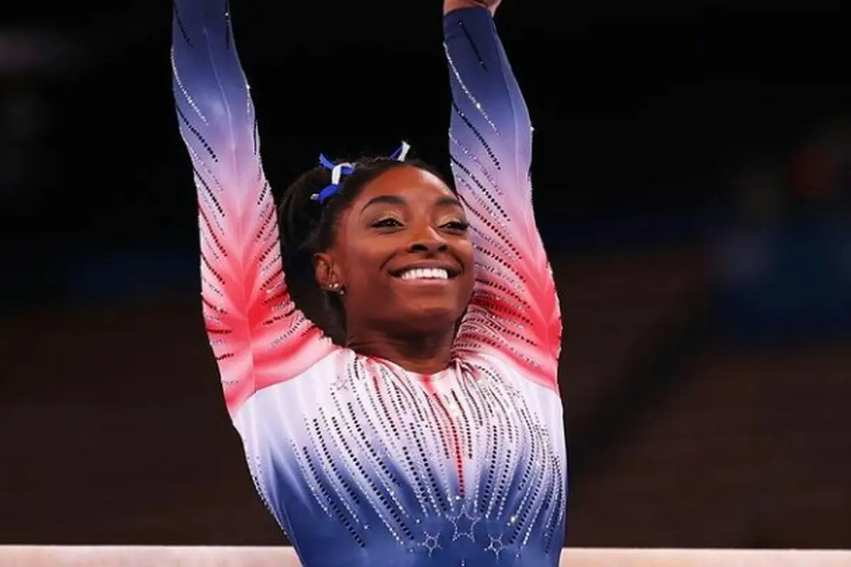 Kembali Berlaga di Olimpiade Tokyo, Simone Biles Pakai Kostum 7.600 Kristal Swarovski