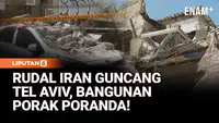 Rudal Iran Guncang Tel Aviv, Gedung Hancur!