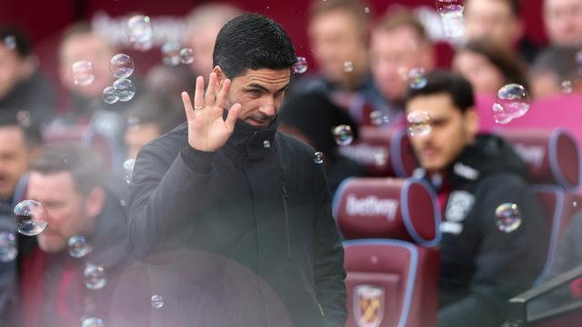 Mikel Arteta - West Ham Vs Arsenal di Premier League 2023/2024