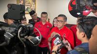 Sekretaris Jenderal PDI Perjuangan (PDIP) Hasto Kristiyanto di Sekolah Partai PDIP, Lenteng Agung, Jakarta, Rabu (24/9/2025). (Foto: Liputan6.com/Delvira Hutabarat).