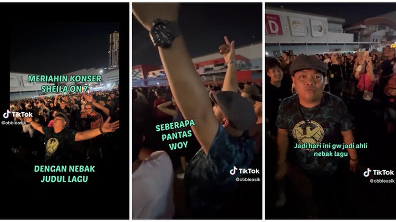 Fans Sejati, Pria Ini Berhasil Tebak Lagu Sheila on 7 di Konser 'Tunggu Aku di Jakarta'