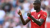 Serhou Guirassy, penyerang VfB Stuttgart yang tampil tajam di Bundesliga 2023/2024. (AFP/Ina Fassbender)