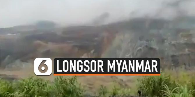 VIDEO: Detik-Detik Longsor Tambang Giok Tewaskan 113 Penambang di Myanmar