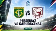 Prediksi Persebaya Surabaya vs Garudayaksa. (Bola.com/Generated Chatgpt)