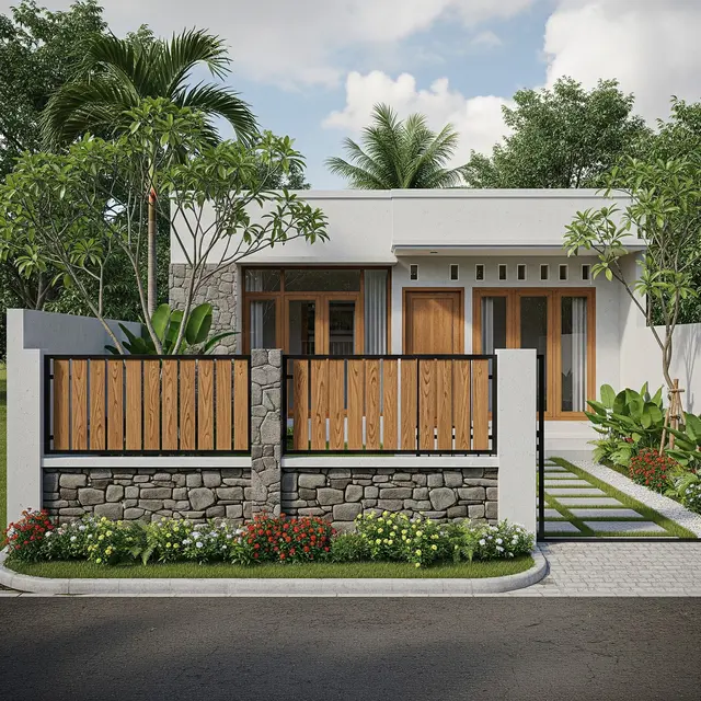 Model Pagar Rumah Kecil Tapi Kokoh dan Elegan