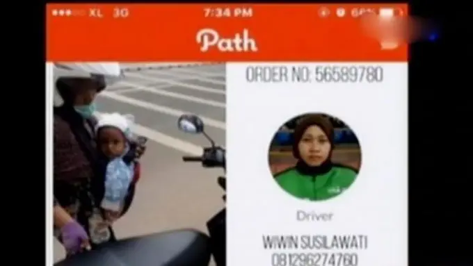 Diceraikan Suami, Driver Ojek Online Wanita Ini Pantang Nyerah!