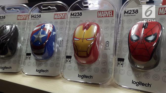 Logitech edisi superhero Marvel. Liputan6.com/ Yuslianson