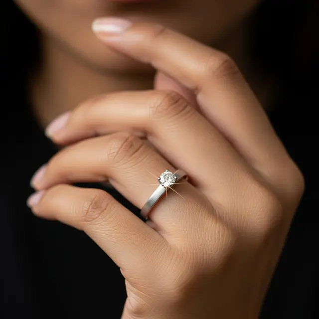 Model Cincin Berlian Luxury Look Minimalis 2026 (AI)