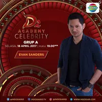 Evan Sanders di D'Academy Celebrity 2. (Twitter/IndosiarID)