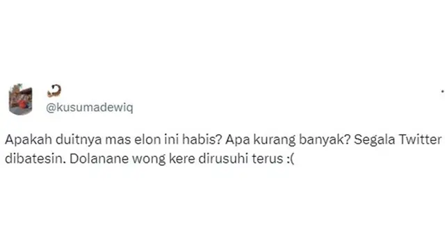 10 Curhatan Netizen Soal Scroll Twitter Dibatasi oleh Elon Musk Ini Bikin Geleng Kepala