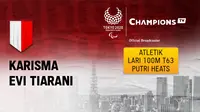 Karisma Evi (Lari 100 M T63 Putri) di Paralimpiade Tokyo 2020