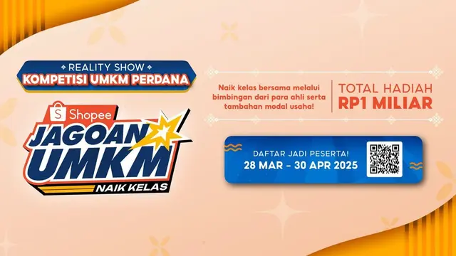 Perdana di Indonesia! Shopee Hadirkan Reality Show ‘Jagoan UMKM’, Total Hadiah Rp1 Miliar