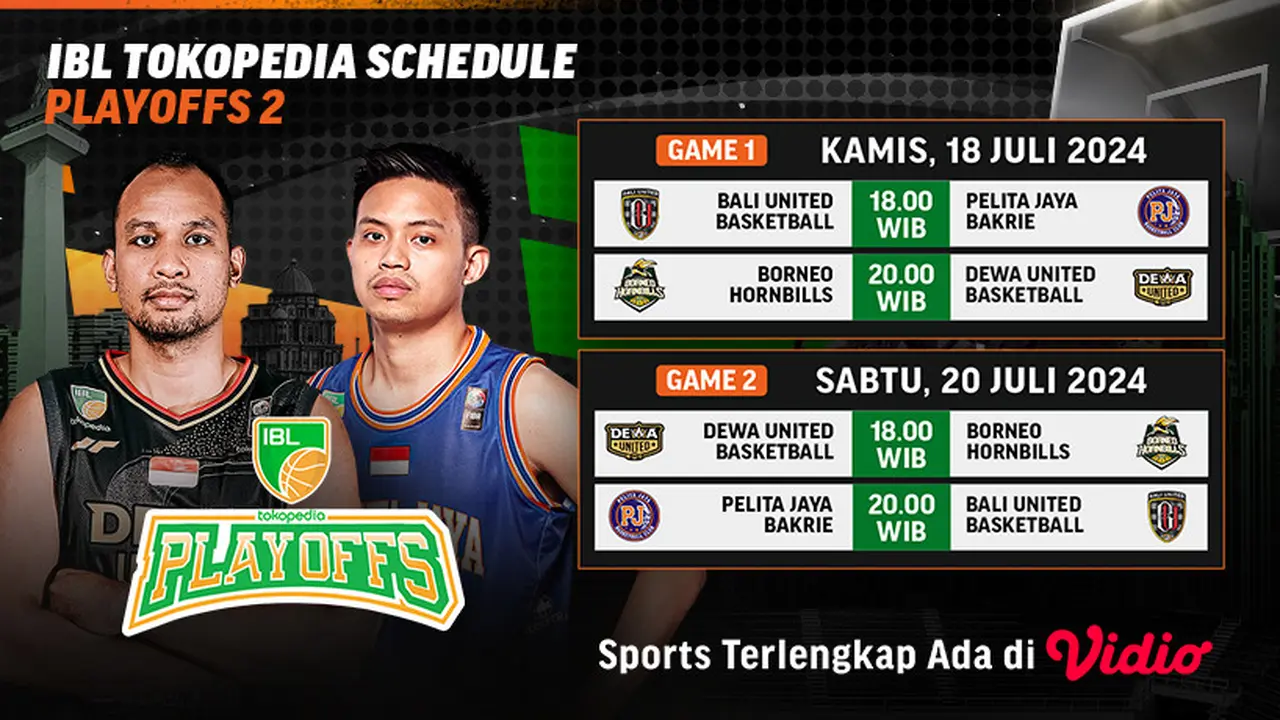 IBL Tokopedia 2024 Babak Playoff Kedua