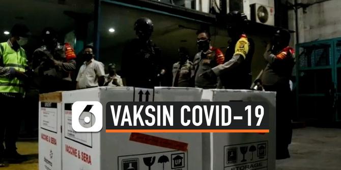 VIDEO: Penampakan Vaksin Covid-19 Sinovac Siap Kirim di Kargo Bandara Soetta