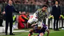 Bermain di markas sendiri, Juventus berhasil meredam perlawanan Fiorentina 1-0. (Marco BERTORELLO/AFP)