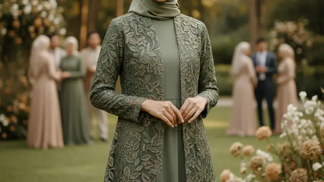 8 Warna Gamis Blazer Brokat yang Lagi Hits 2025, Elegan, Modern, dan Cocok untuk Segala Acara