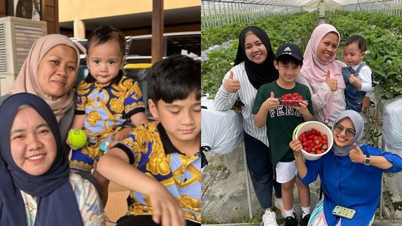 6 Momen Kekompakan Sus Rini dan Mbak Lala, Pengasuh Rafathar Rayyanza