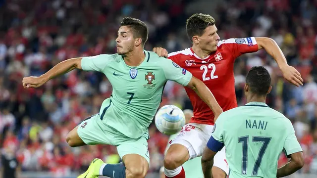 Swiss vs Portugal. (AFP)