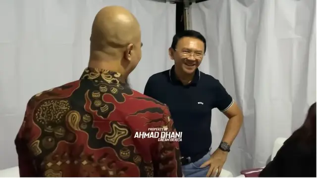7 Momen Pertemuan Ahmad Dhani dan Ahok, Jumpa di Balik Panggung Konser Dewa 19