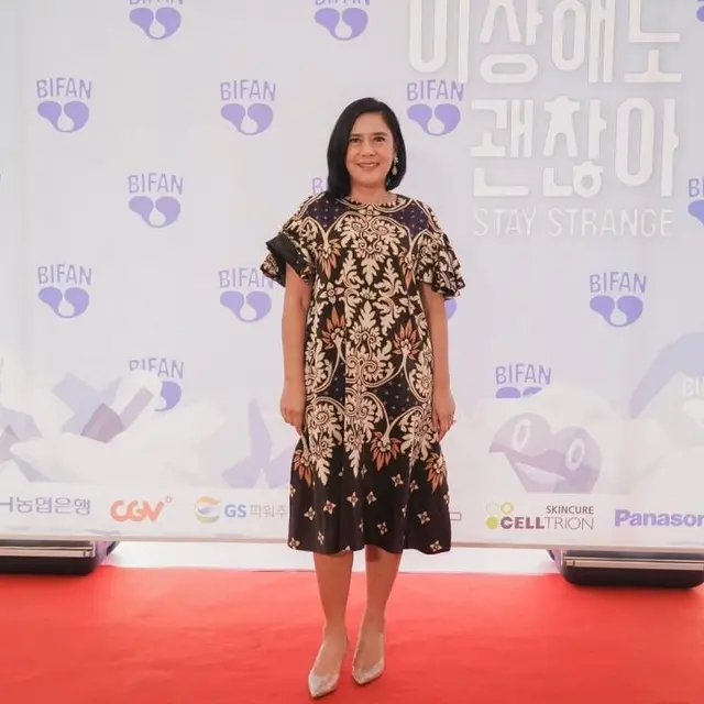 Potret Lydia Kandou selama berada di Bucheon, Korea Selatan. (Instagram @filminang)