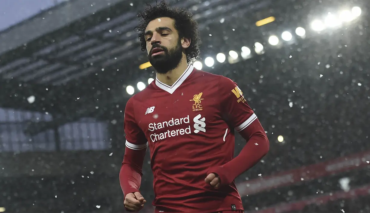 1.  Mohamed Salah (Liverpool) - 13 Gol. (AFP/Paul Ellis)