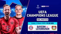 Siaran langsung Bayern vs Leverkusen di Vidio. (Sumber: dok. vidio.com)