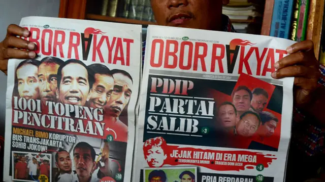 Pimpinan Redaksi Tabloid Obor Rakyat Setiyardi Budiono dan penulis Darmawan Sepriyossa mangkir dari panggilan perdana penyidik Bareskrim Mabes Polri. 