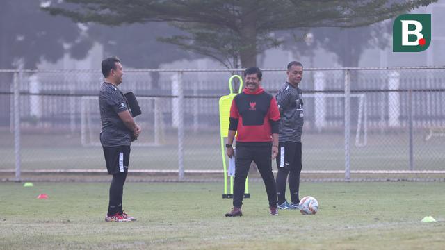 Foto: Antusiasme Skuad Timnas Indonesia U-20 saat Jalani Latihan Terakhir Jelang TC ke Como untuk Ikuti Toulon Tournament 2024 di Prancis