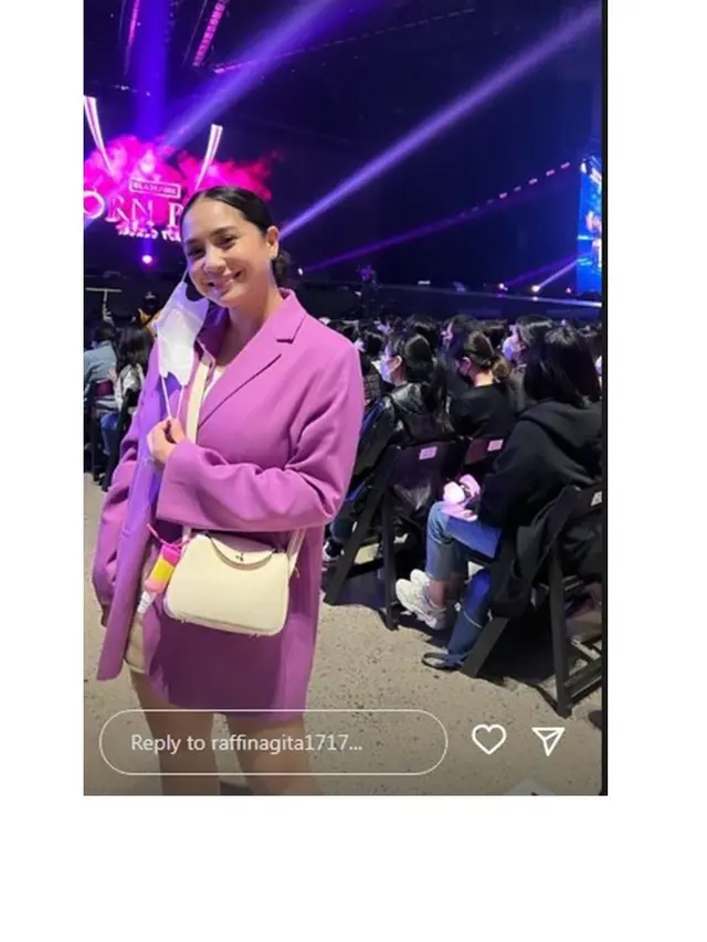 10 Momen Nagita Slavina Nonton Konser Blackpink di Korea Selatan, Seru Banget