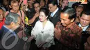 Mahathir Mohamad  mendoakan Jokowi yang kini menjabat Gubernur DKI Jakarta itu, menjadi presiden RI ketujuh menggantikan Susilo Bambang Yudhoyono, Senin (14/4) (Liputan6.com/Herman Zakharia).