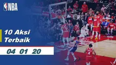 Berita Video 10 Aksi Pemain Terbaik NBA 4 Januari 2020