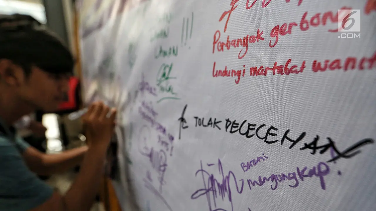 Aksi Simpatik Cegah Pelecehan Seksual di Transportasi Umum